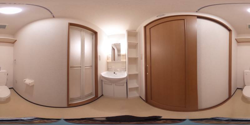 パノラマ画像洗面所