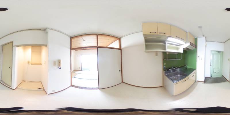 パノラマ画像キッチン