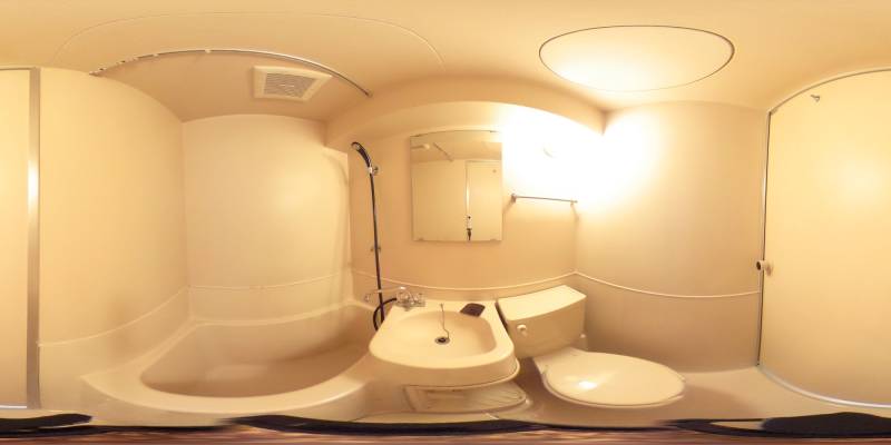 パノラマ画像バスルーム