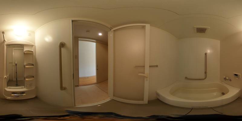 パノラマ画像バスルーム