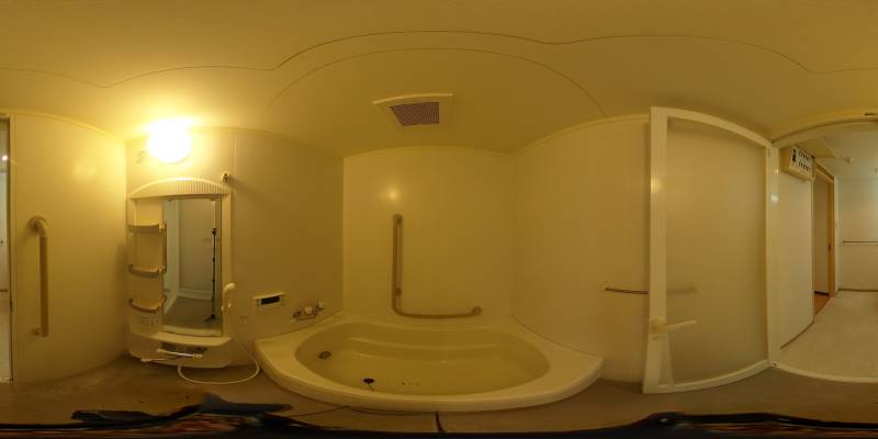 パノラマ画像バスルーム