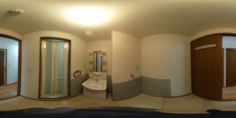 パノラマ画像洗面所