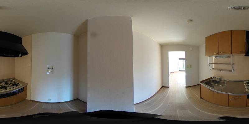 パノラマ画像キッチン