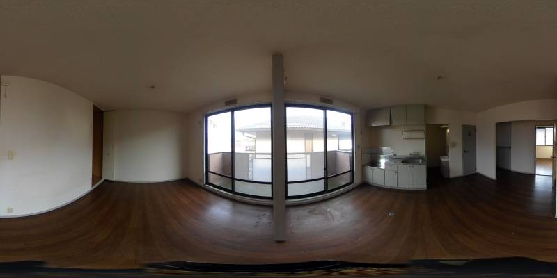 パノラマ画像リビング