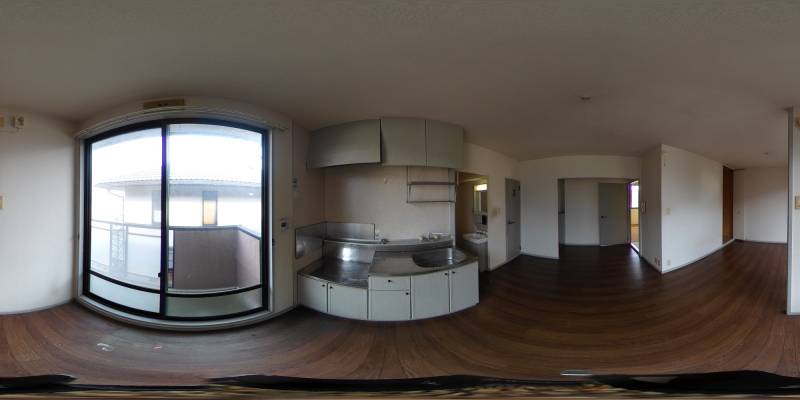 パノラマ画像キッチン