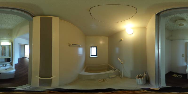 パノラマ画像バスルーム