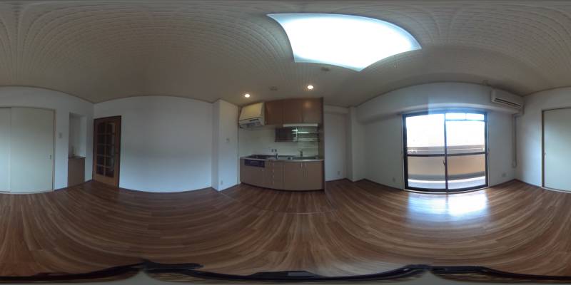 パノラマ画像リビング