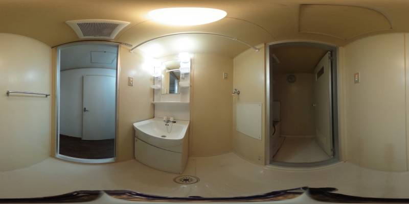 パノラマ画像洗面所