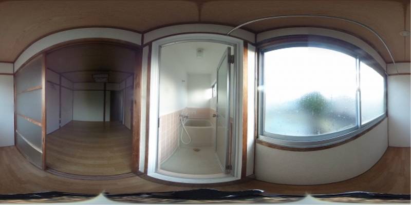 パノラマ画像バスルーム