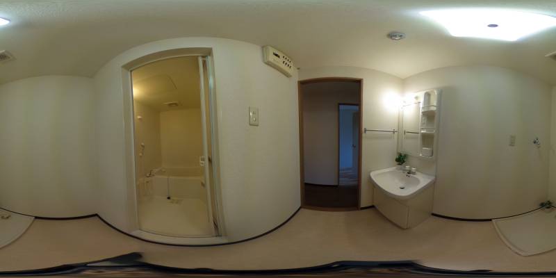 パノラマ画像洗面所