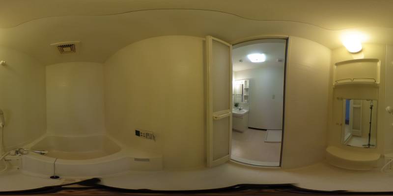 パノラマ画像バスルーム