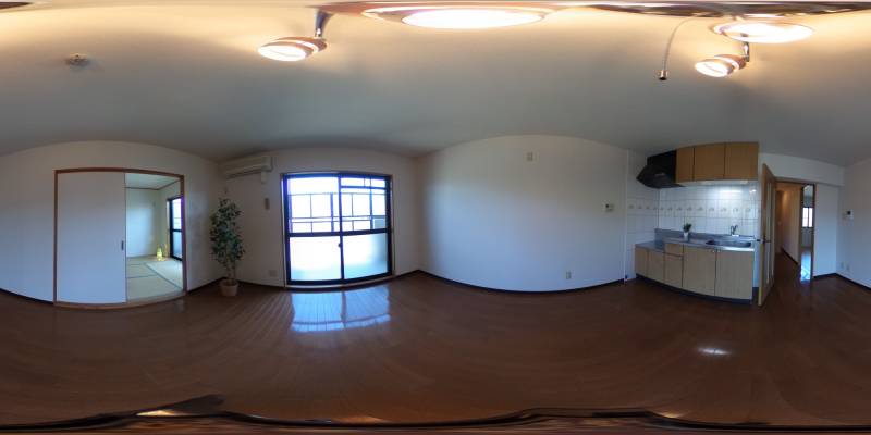 パノラマ画像リビング