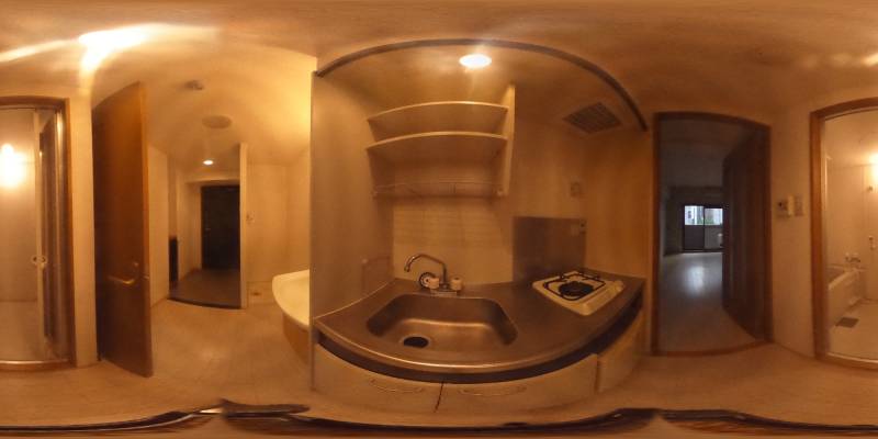 パノラマ画像キッチン