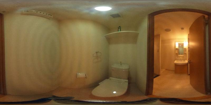 パノラマ画像トイレ