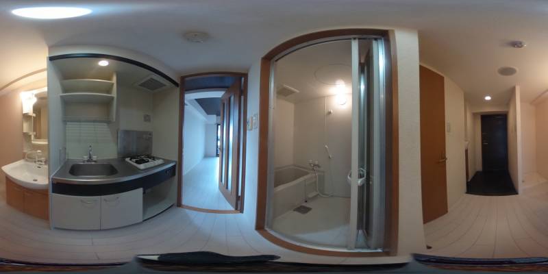 パノラマ画像キッチン