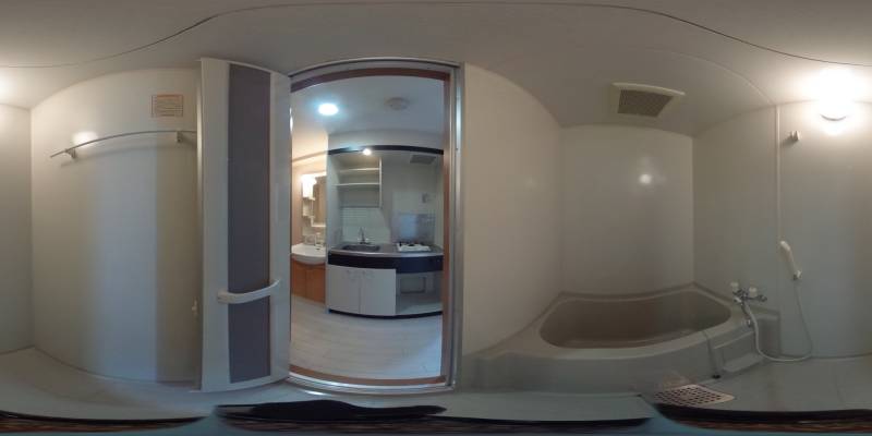 パノラマ画像バスルーム