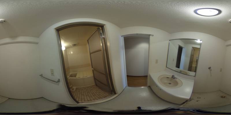 パノラマ画像洗面所