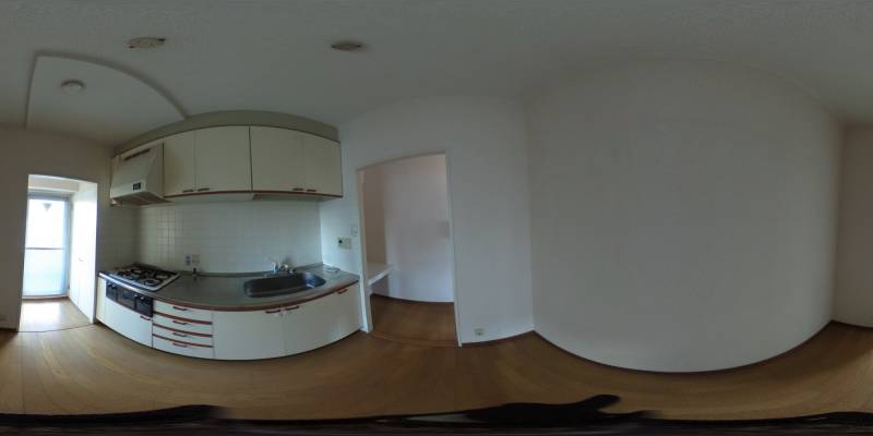 パノラマ画像キッチン