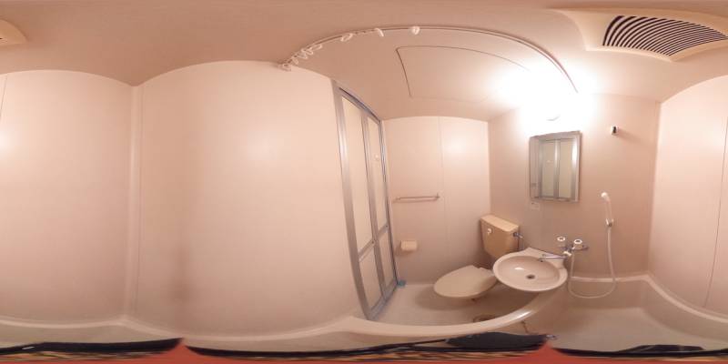 パノラマ画像バスルーム