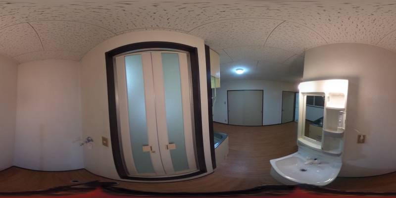 パノラマ画像洗面所