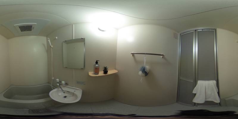パノラマ画像バスルーム