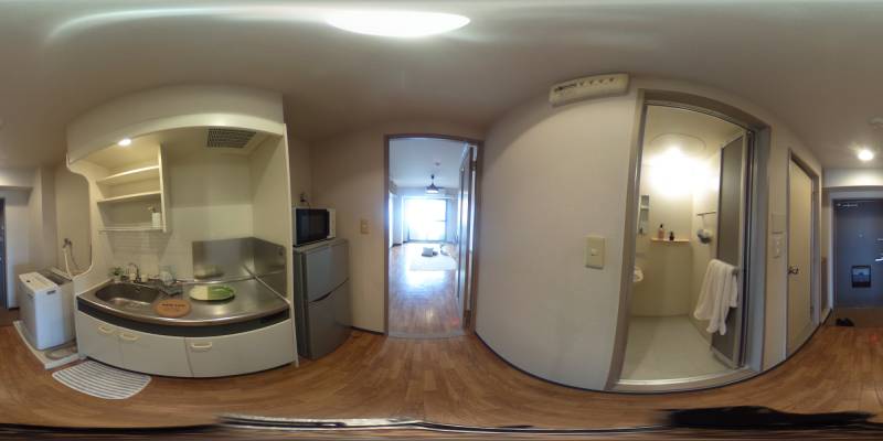 パノラマ画像キッチン