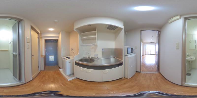 パノラマ画像キッチン