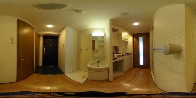 パノラマ画像洗面所