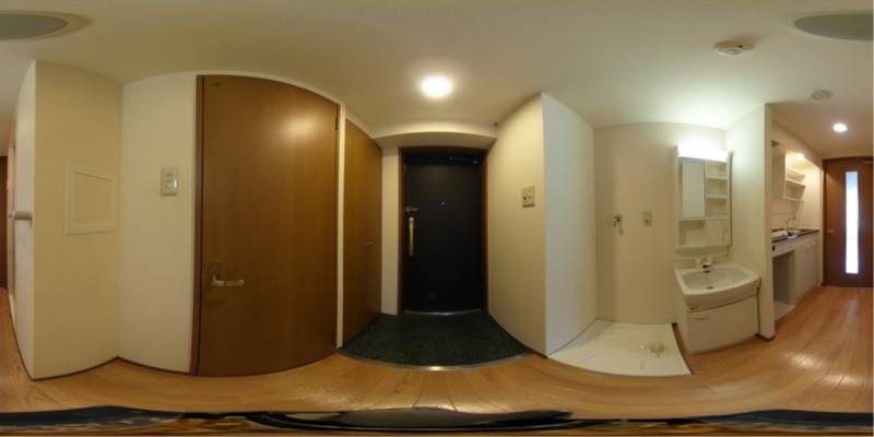 パノラマ画像玄関