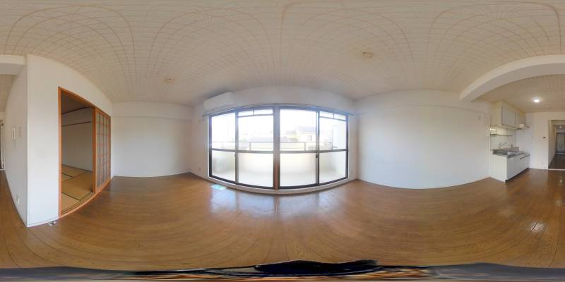 パノラマ画像リビング