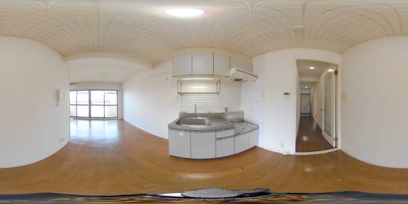 パノラマ画像キッチン