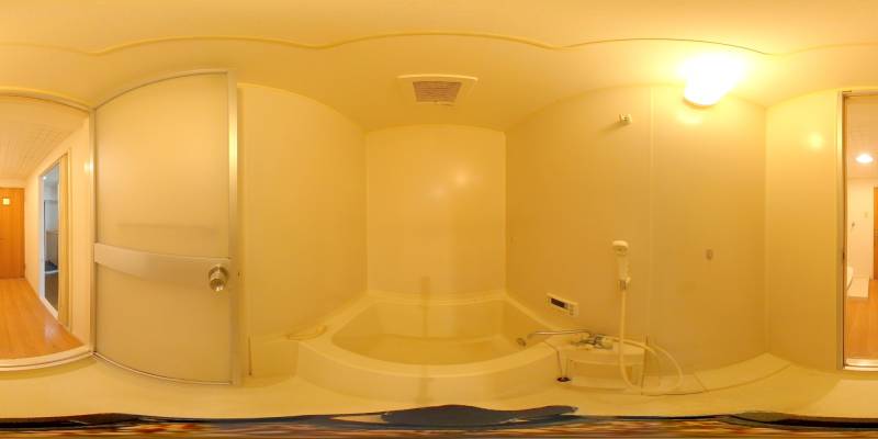 パノラマ画像バスルーム