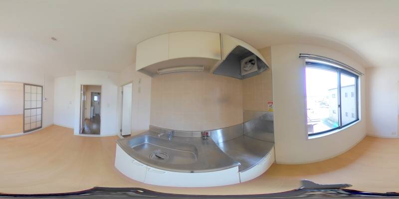 パノラマ画像キッチン