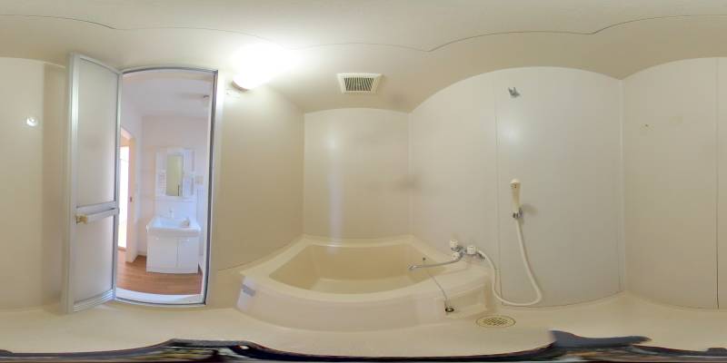 パノラマ画像バスルーム