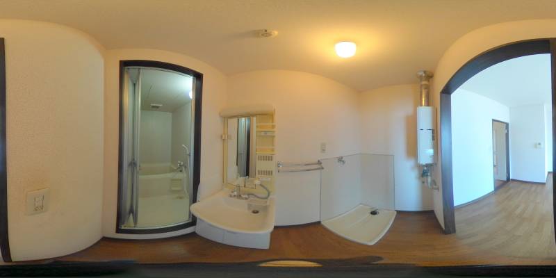 パノラマ画像洗面所