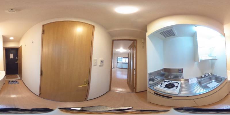 パノラマ画像キッチン