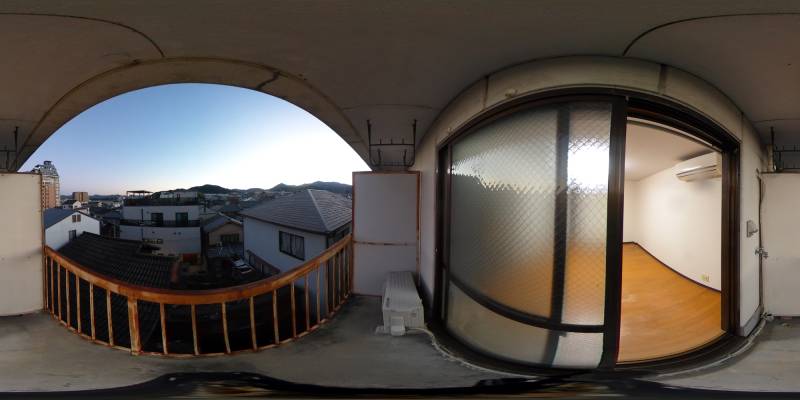 パノラマ画像バスルーム