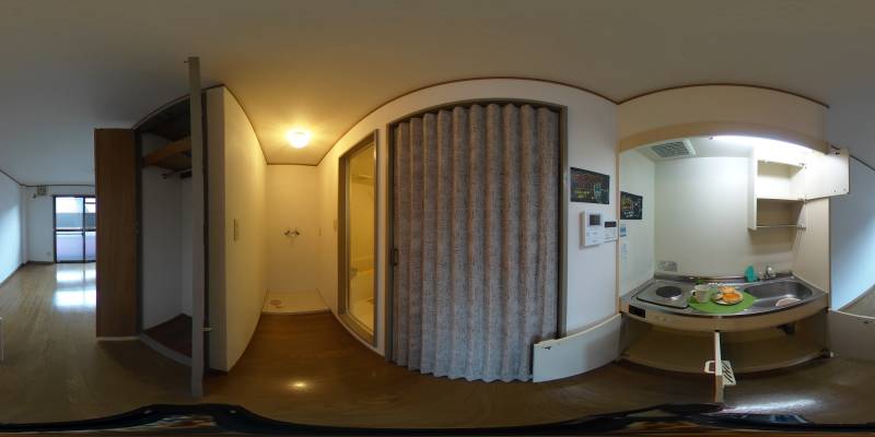 パノラマ画像キッチン