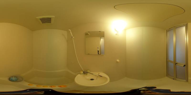 パノラマ画像バスルーム