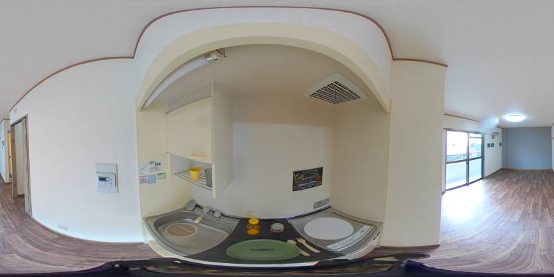 パノラマ画像キッチン