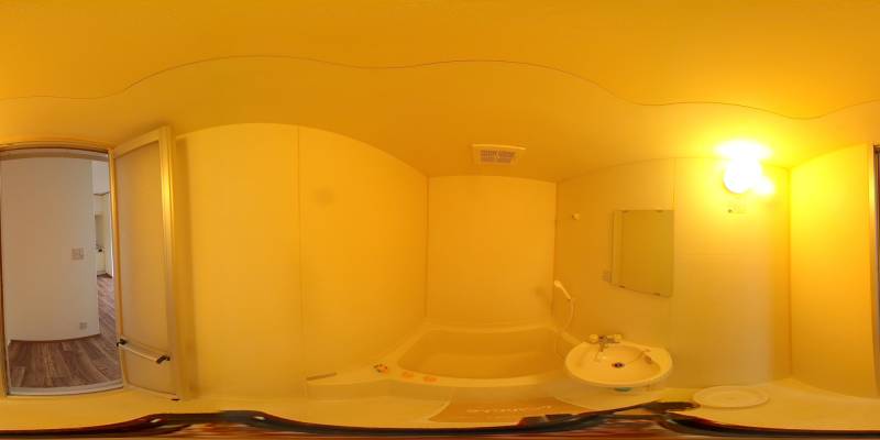 パノラマ画像バスルーム