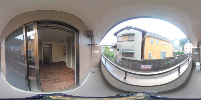 パノラマ画像洋室