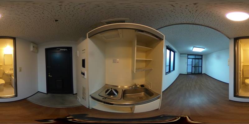 パノラマ画像キッチン