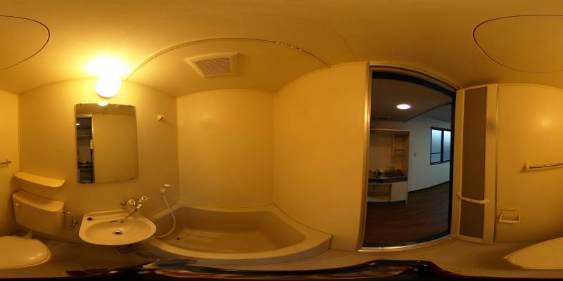 パノラマ画像バスルーム