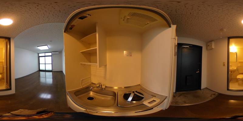 パノラマ画像キッチン