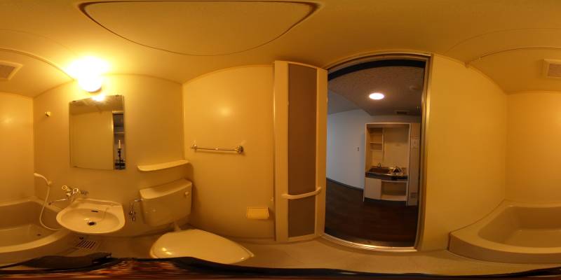 パノラマ画像バスルーム