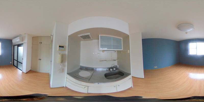 パノラマ画像キッチン