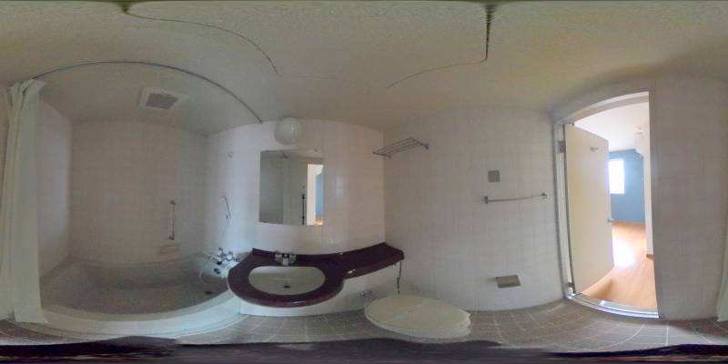 パノラマ画像バスルーム