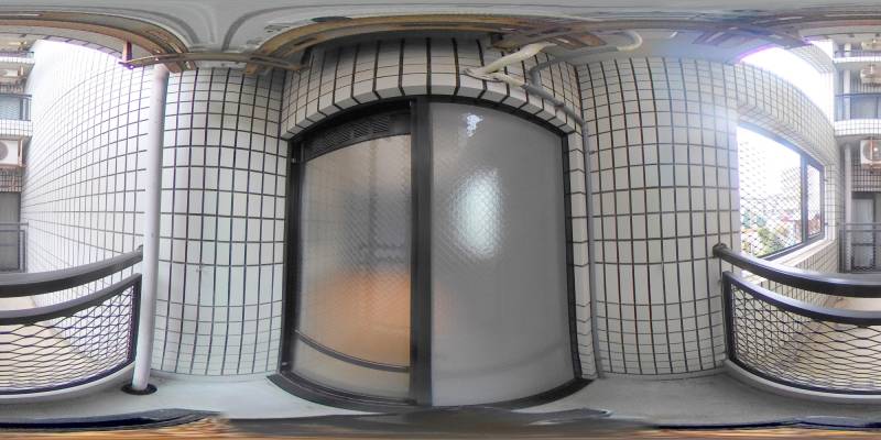 パノラマ画像バルコニー