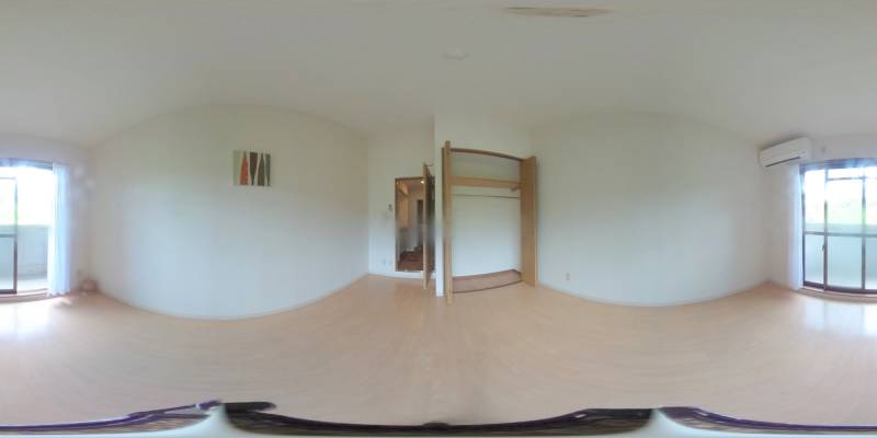 パノラマ画像洋室